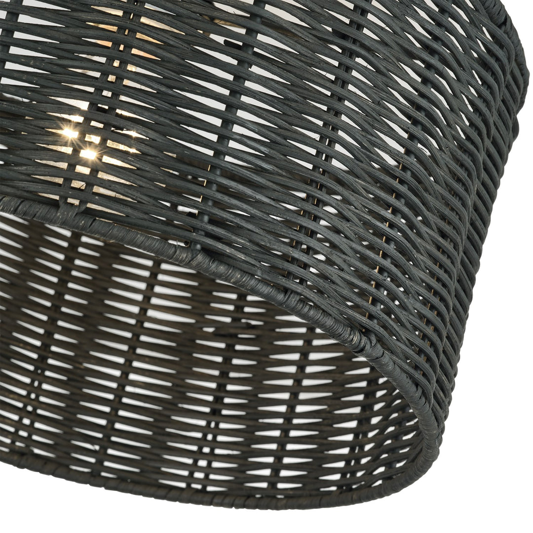 1 Light Brushed Nickel Medium Semi-Flush