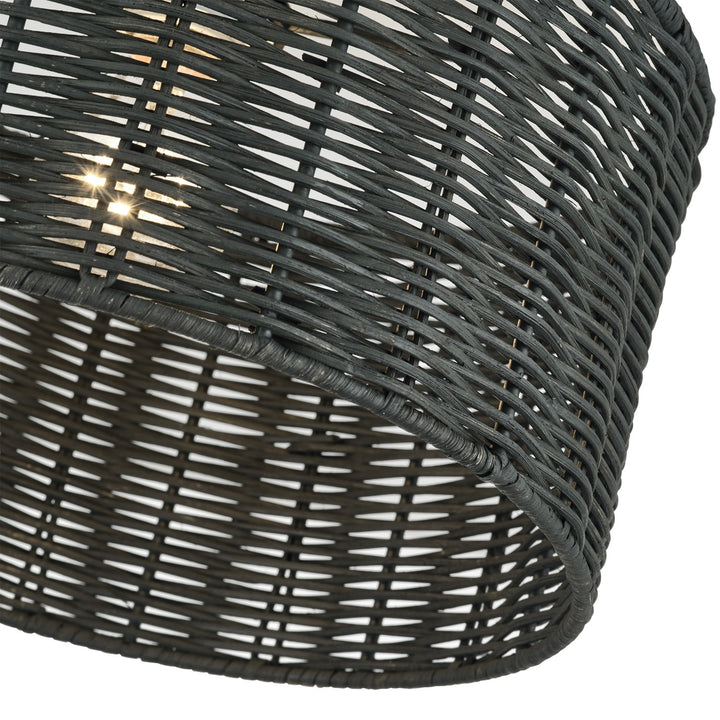 1 Light Brushed Nickel Medium Semi-Flush
