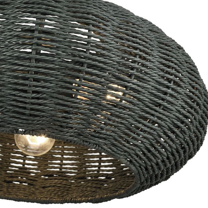 3 Light Black Pendant Chandelier