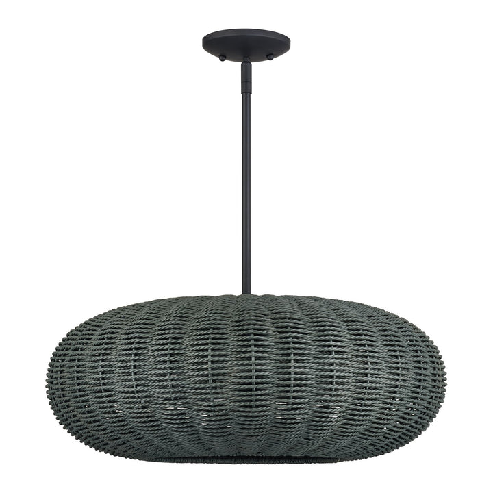 5 Light Black Pendant Chandelier