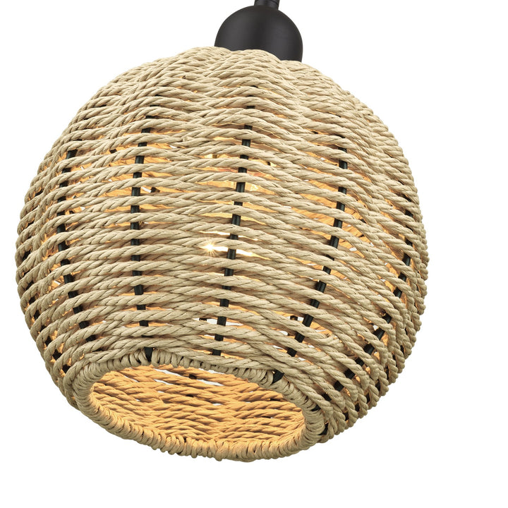 1 Light Bronze Mini Globe Pendant