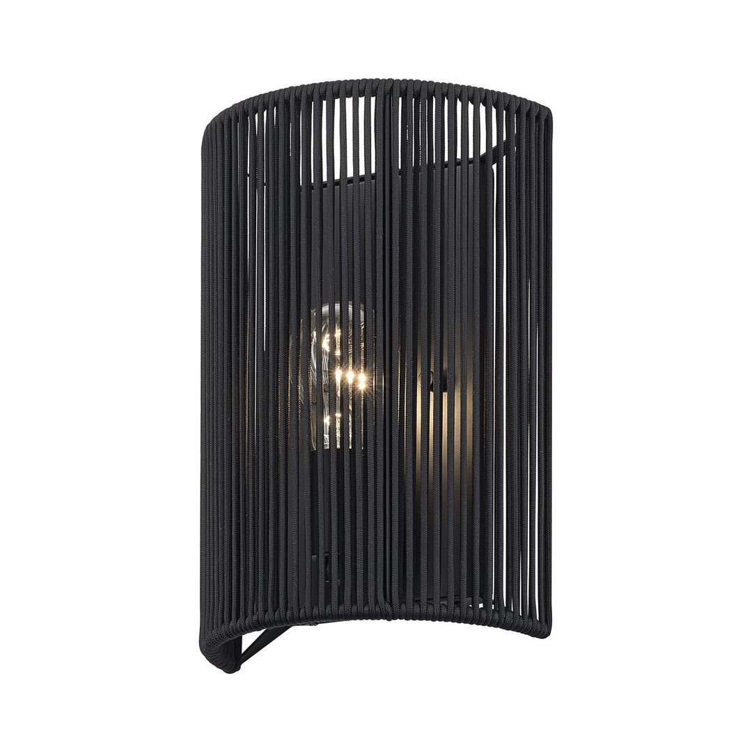 1 Light Black Ada Sconce