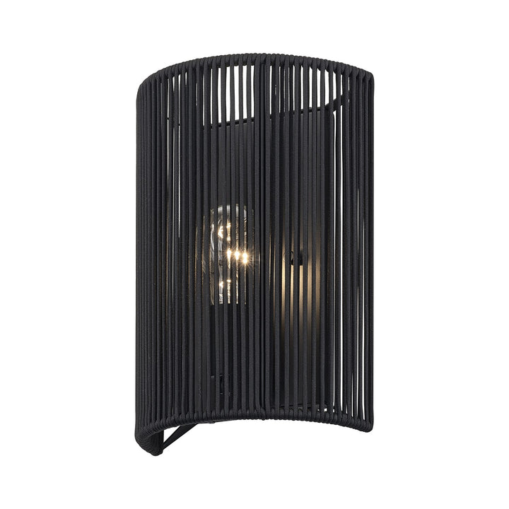 1 Light Black Ada Sconce