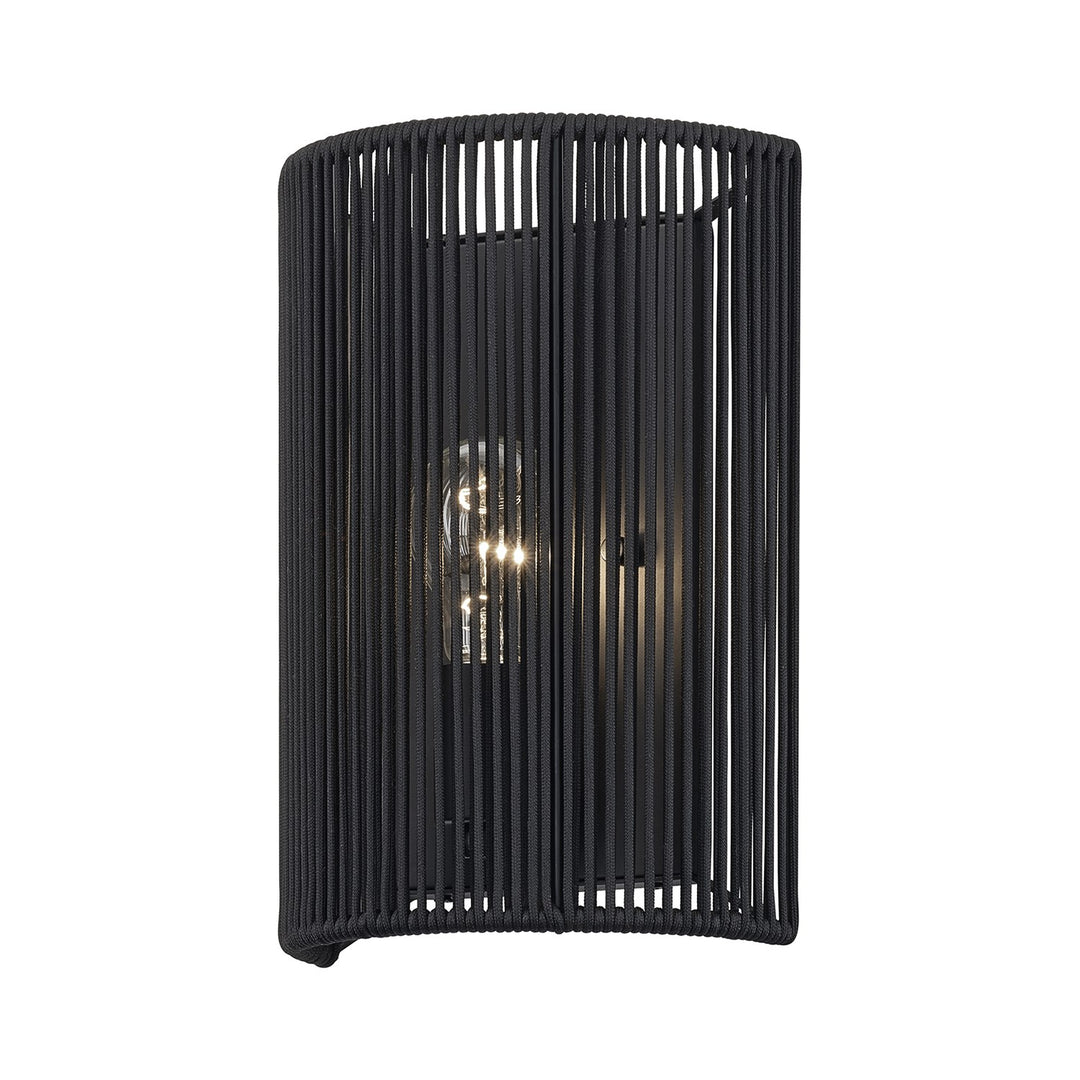 1 Light Black Ada Sconce