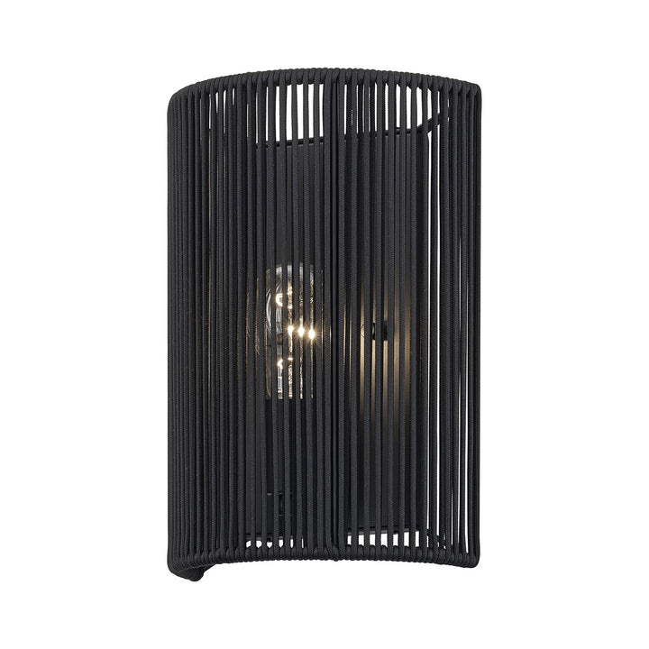 1 Light Black Ada Sconce