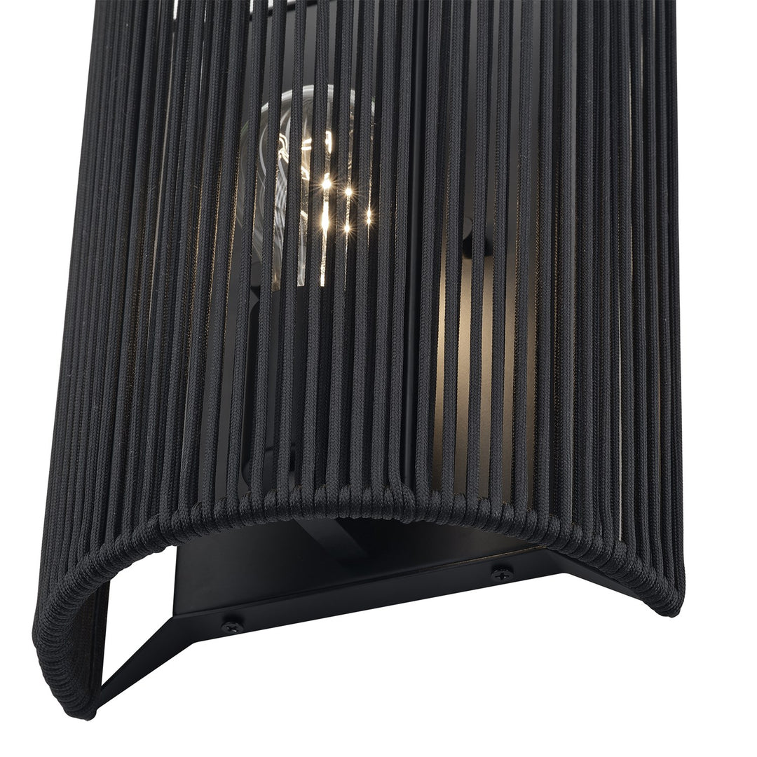 1 Light Black Ada Sconce