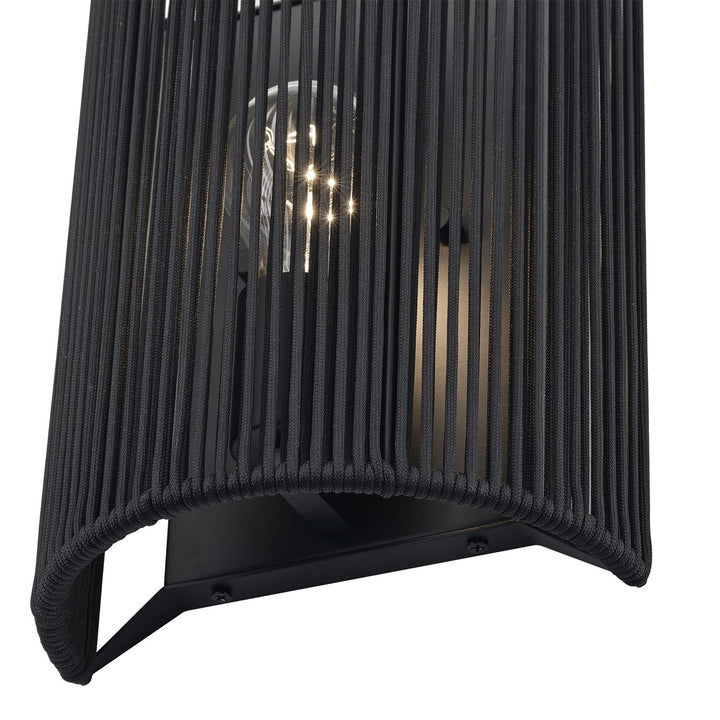 1 Light Black Ada Sconce