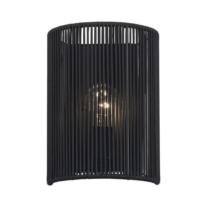1 Light Black Ada Sconce