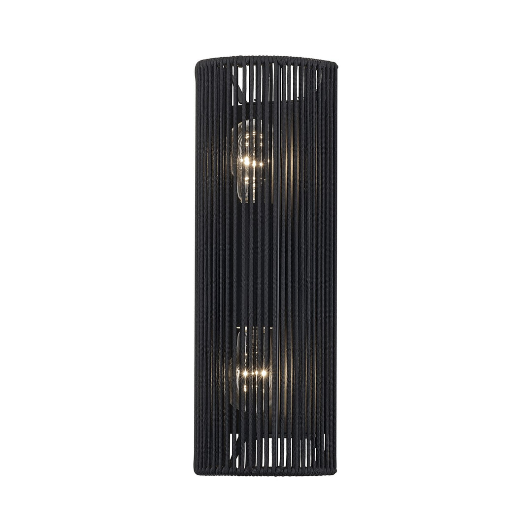 2 Light Black Ada Sconce