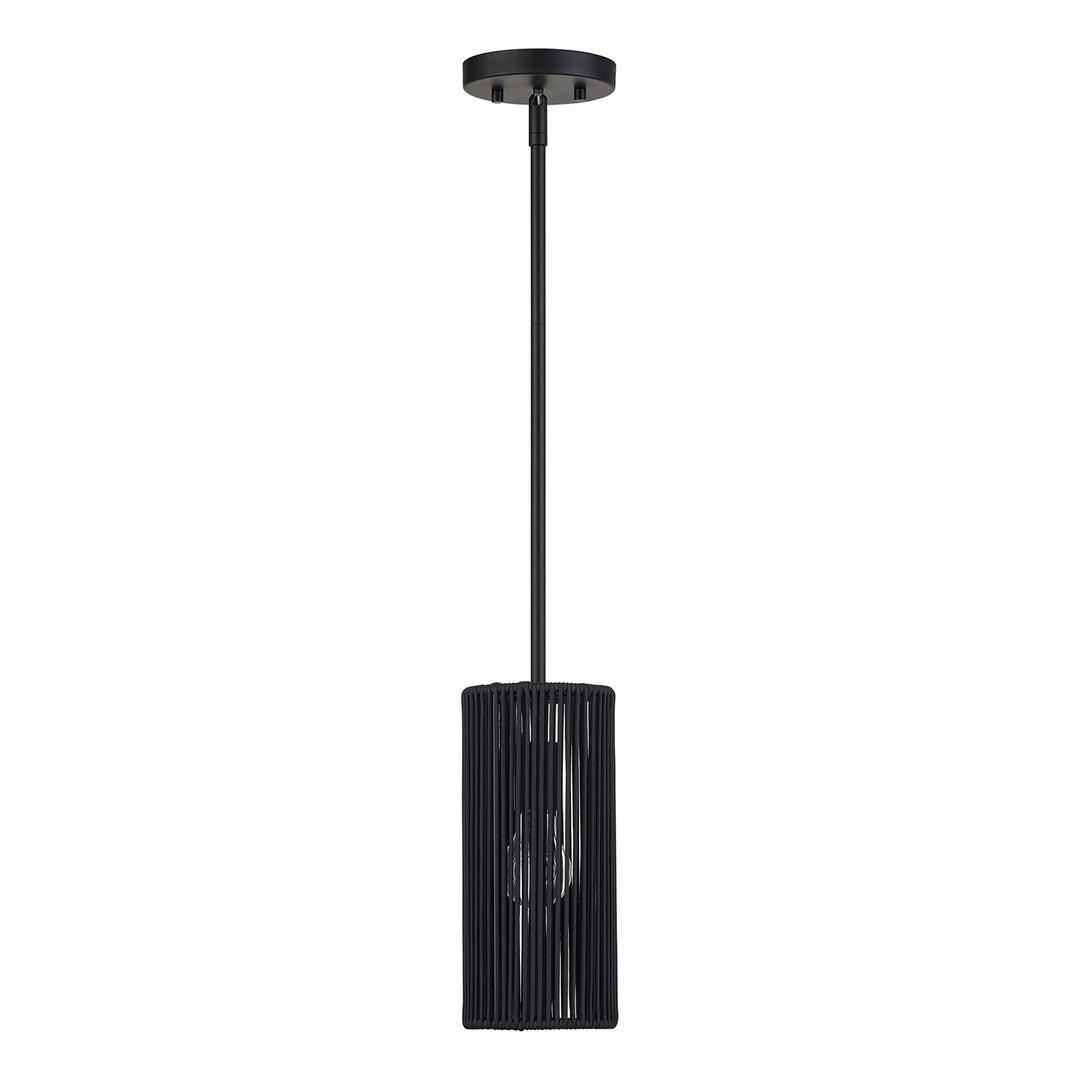 1 Light Black Mini Pendant