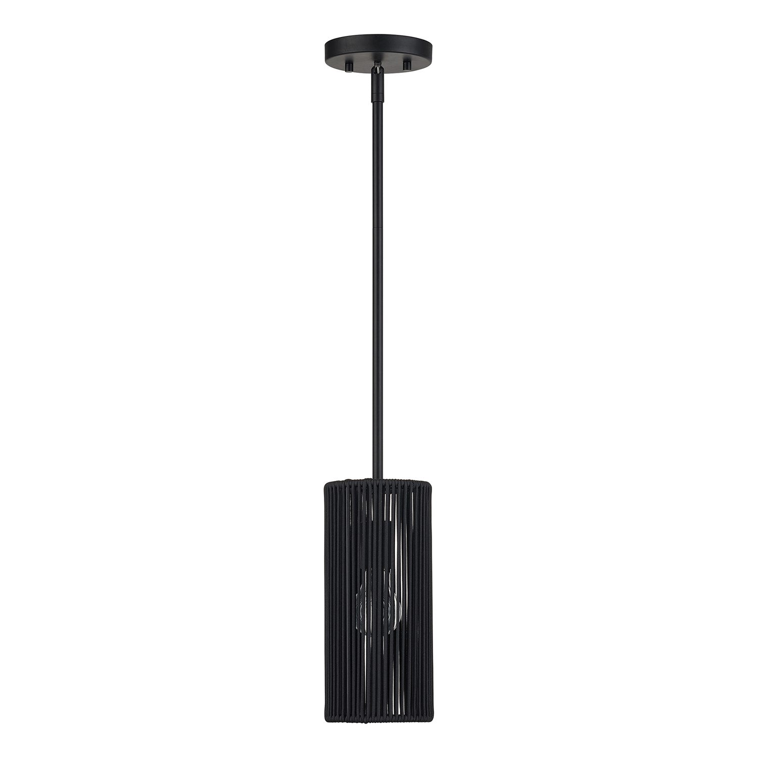 1 Light Black Mini Pendant
