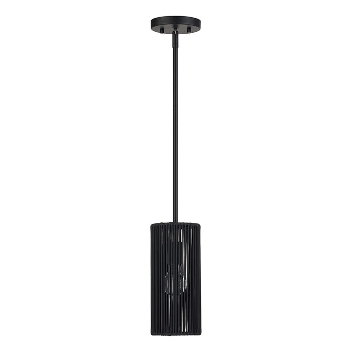 1 Light Black Mini Pendant