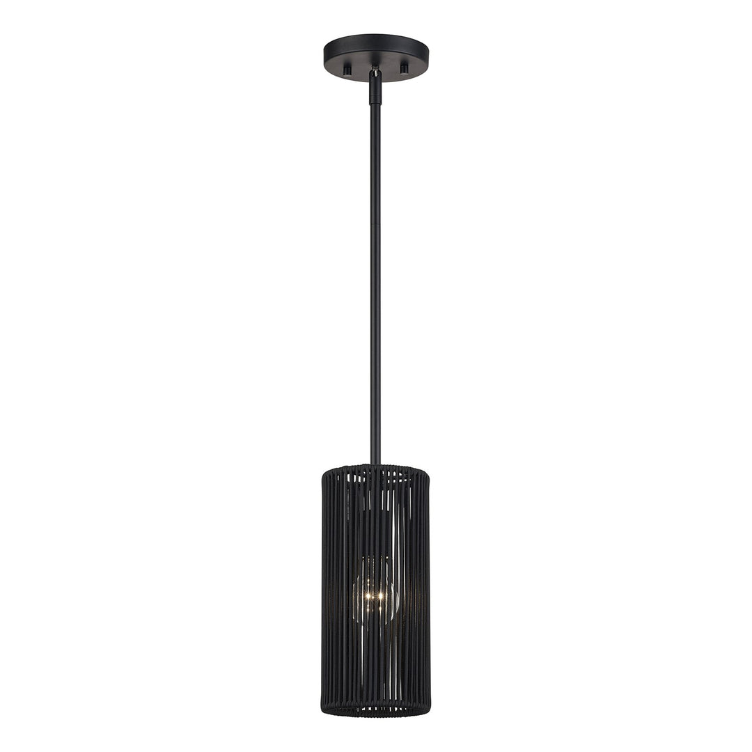 1 Light Black Mini Pendant