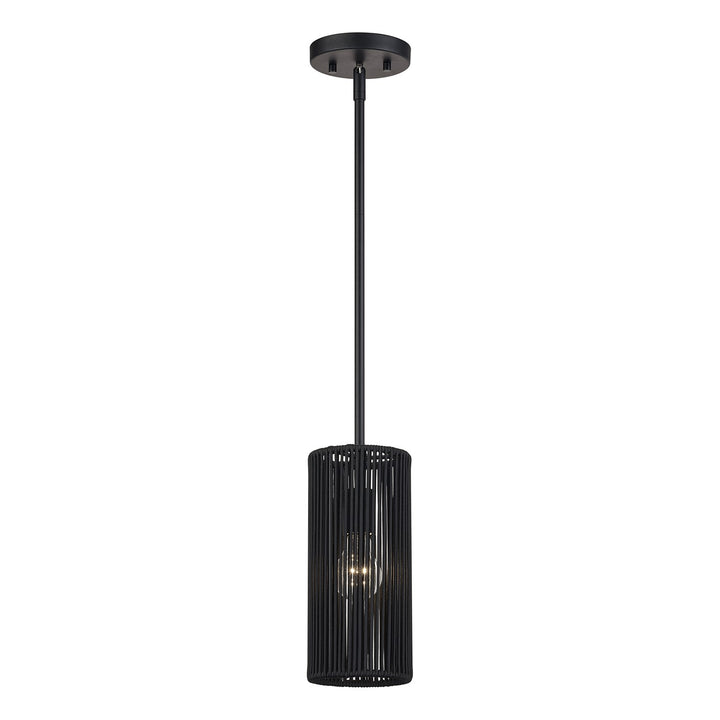 1 Light Black Mini Pendant
