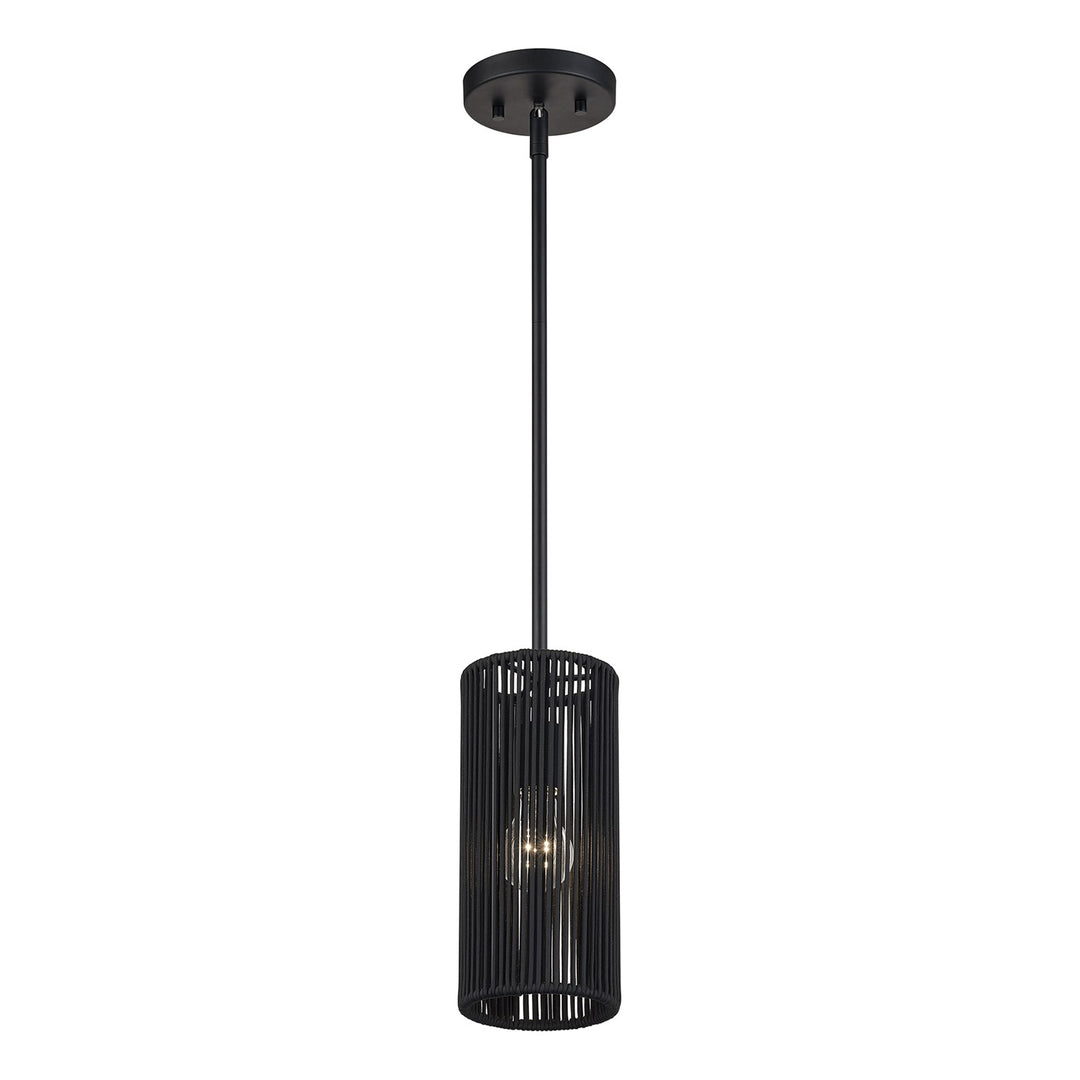 1 Light Black Mini Pendant