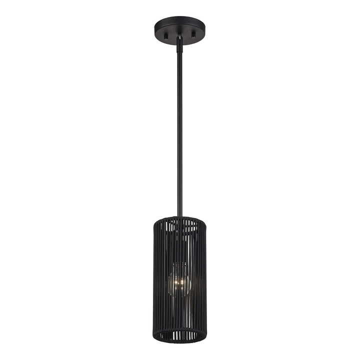 1 Light Black Mini Pendant