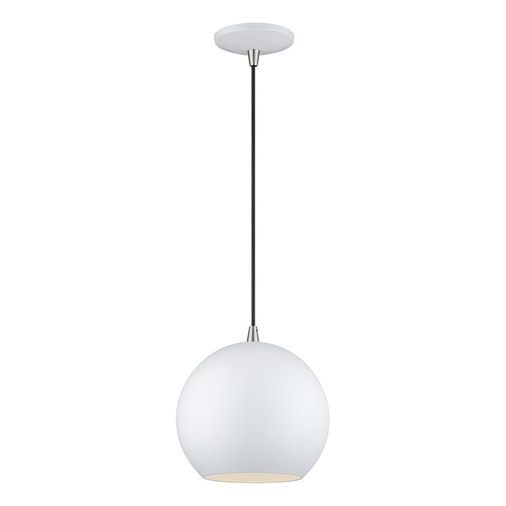 Led White Globe Pendant