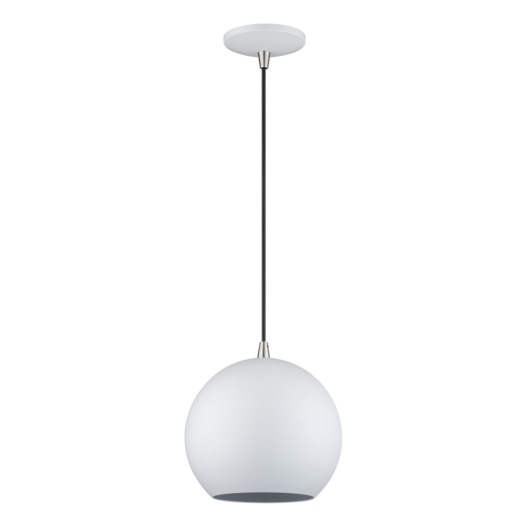 Led White Globe Pendant