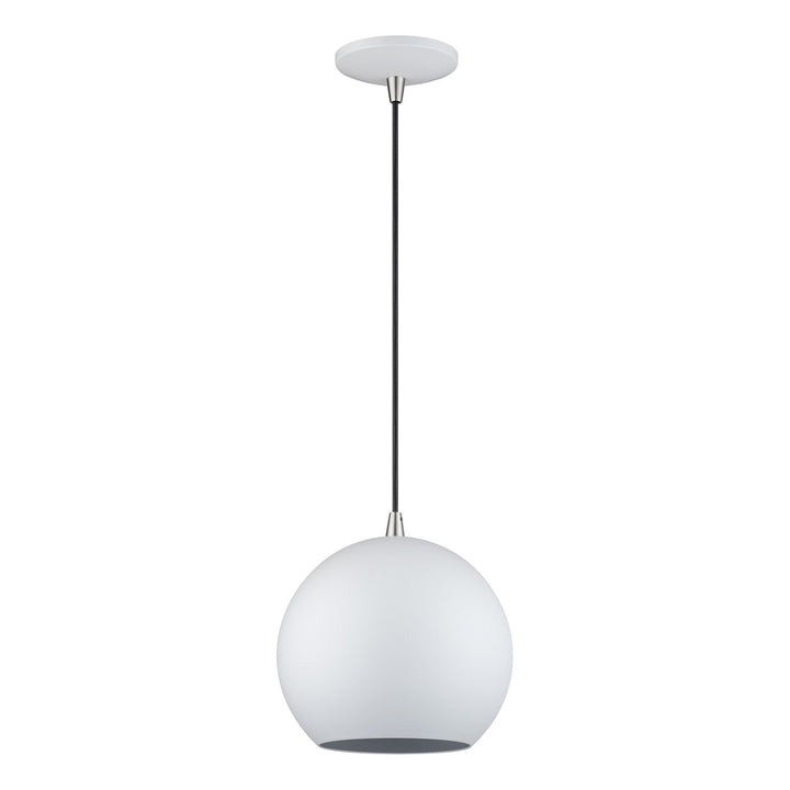 Led White Globe Pendant