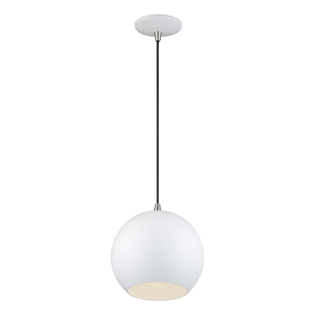 Led White Globe Pendant