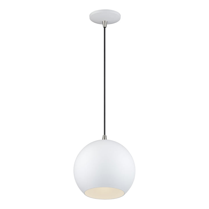 Led White Globe Pendant