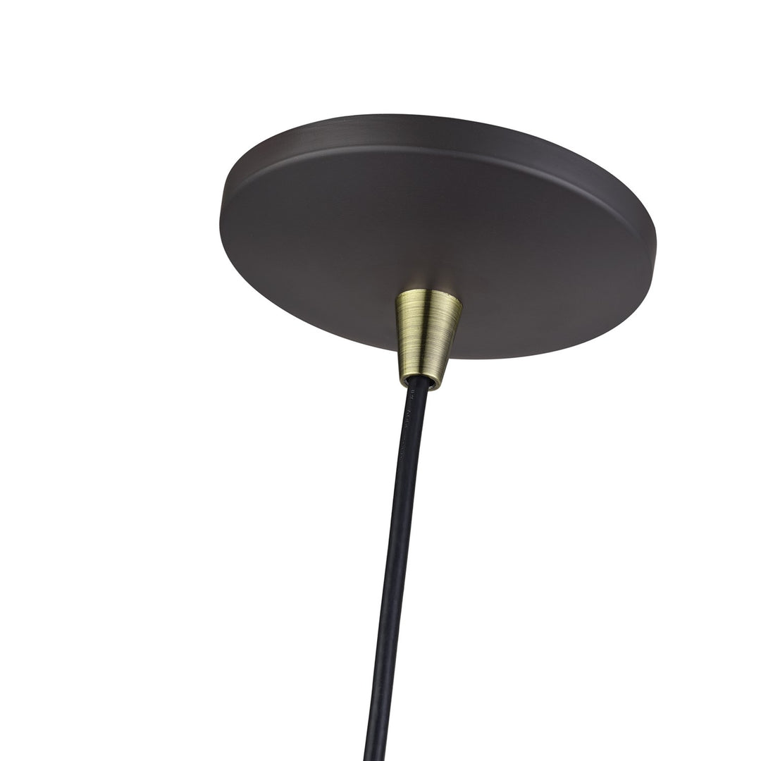 Led Bronze Globe Pendant