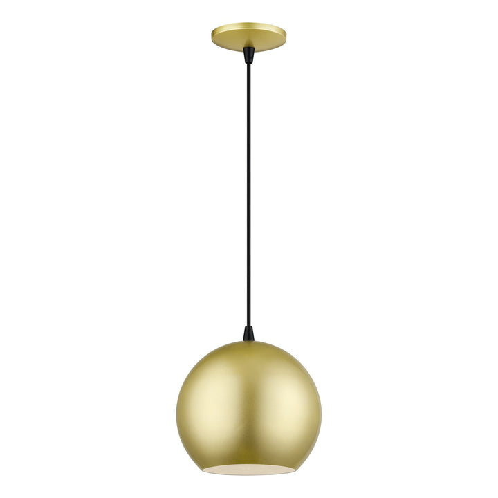 Led Soft Gold Globe Pendant