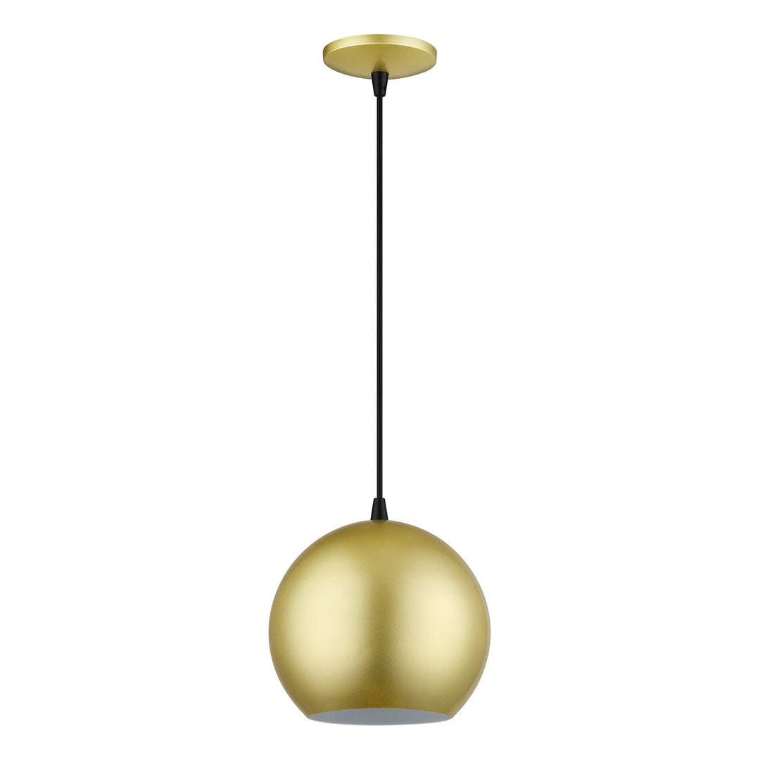 Led Soft Gold Globe Pendant