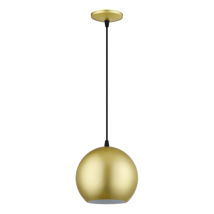 Led Soft Gold Globe Pendant