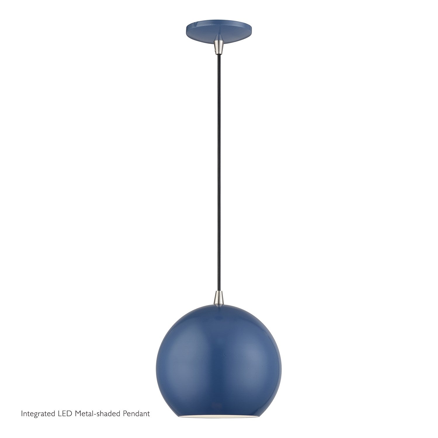 Led Ocean Blue Globe Pendant by Livex Lighting