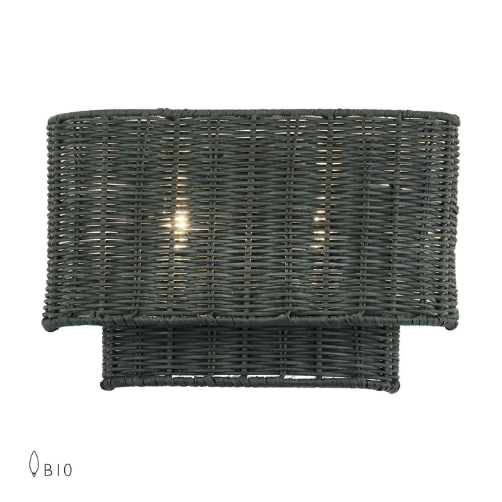 2 Light Brushed Nickel Ada Sconce by Livex Lighting
