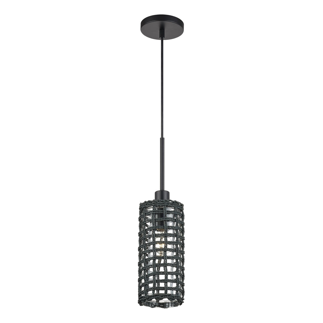 1 Light Black Mini Pendant