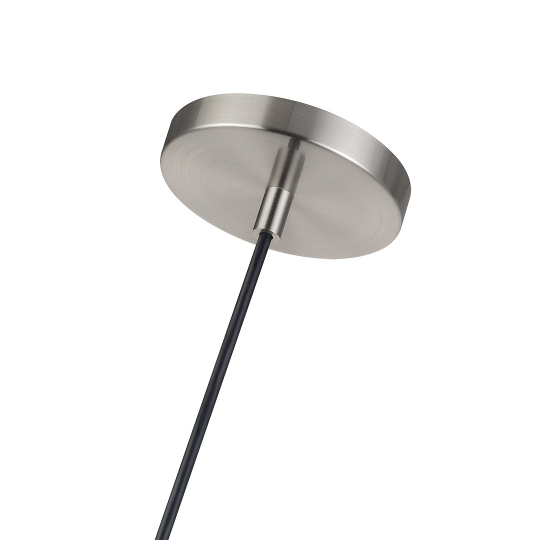 1 Light Brushed Nickel Mini Pendant