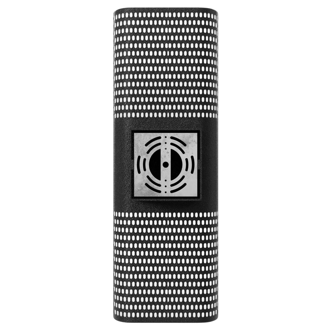 Outdoor 18" Sconce With Perforated Black Frame