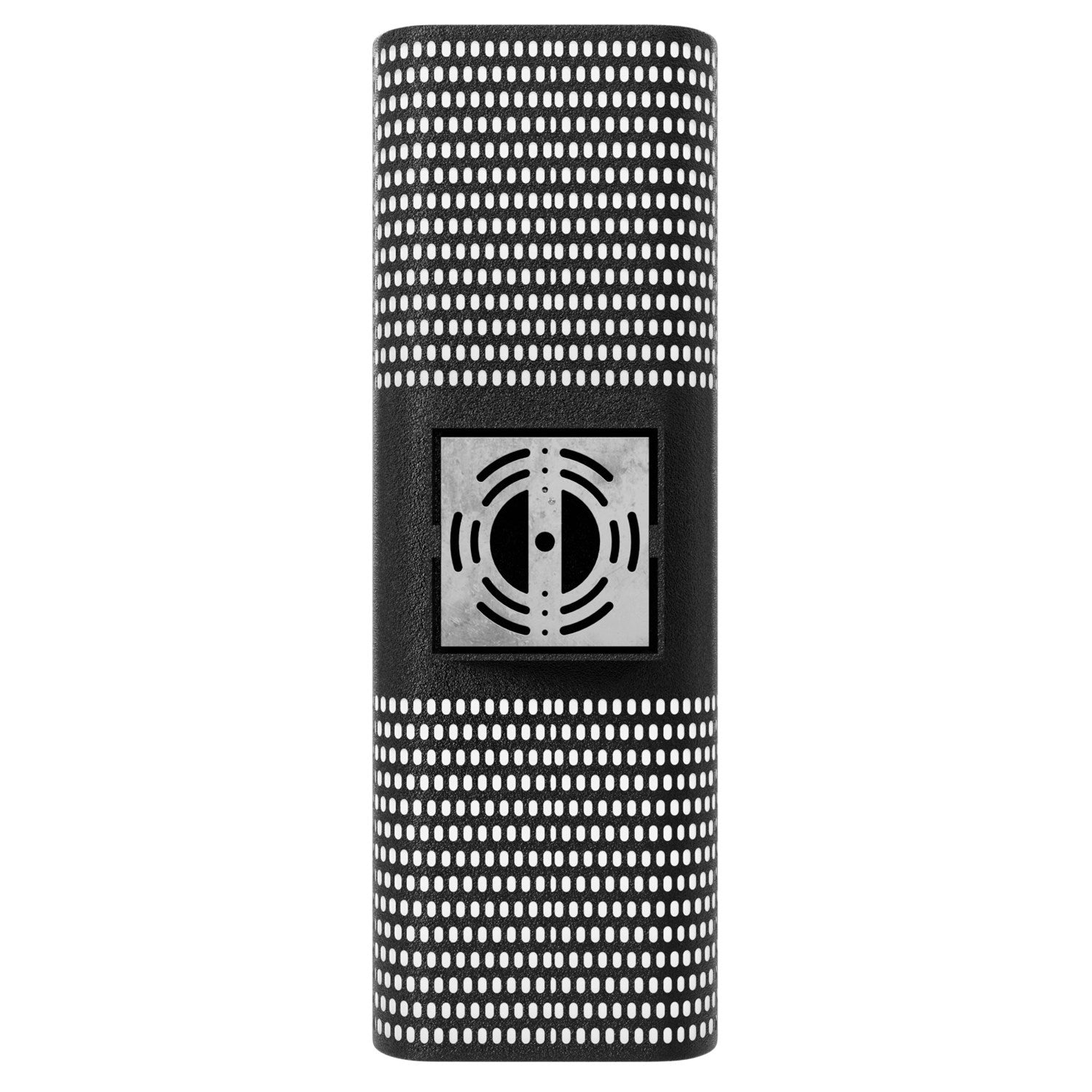 Outdoor 18" Sconce With Perforated Black Frame