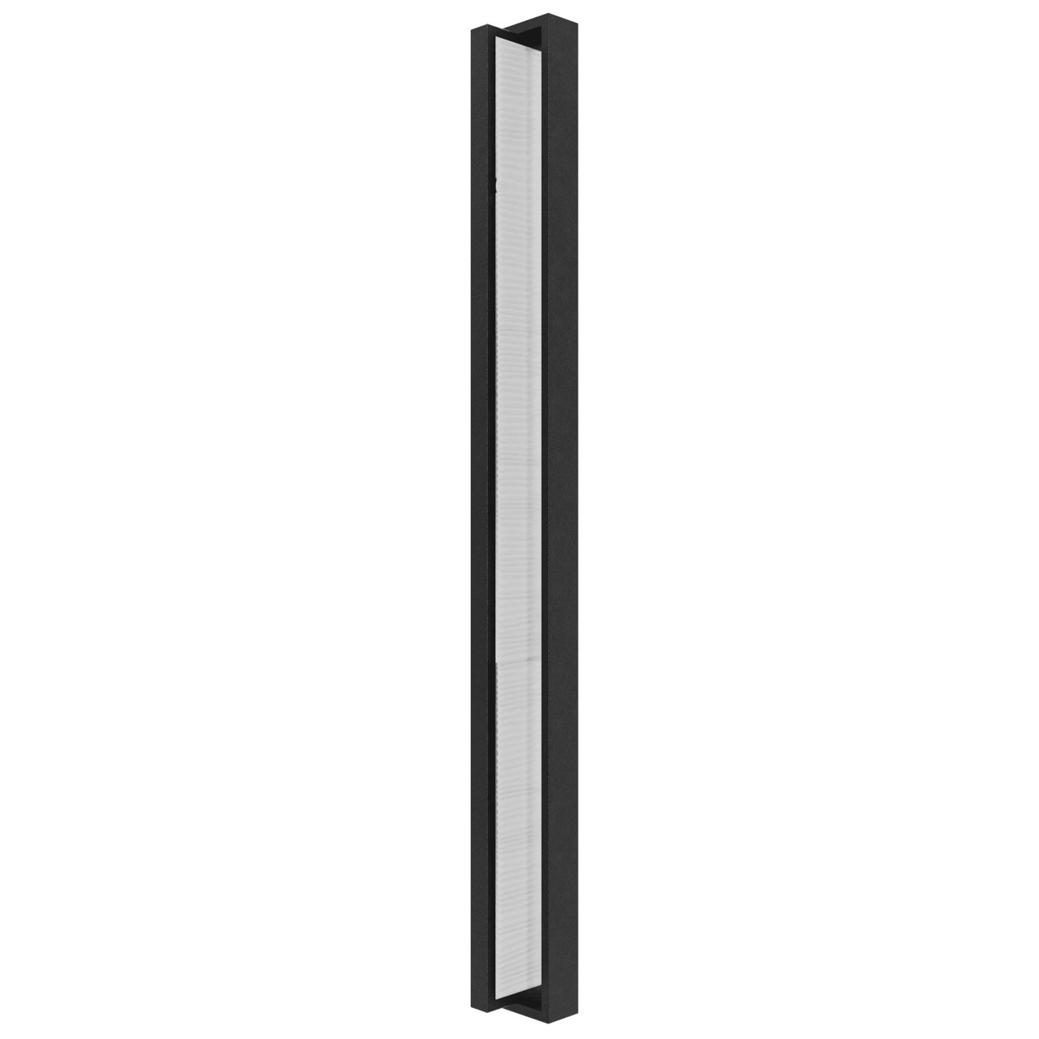 Outdoor 36" Rectangular Sconce In Black With Led Panel by Avenue Lighting