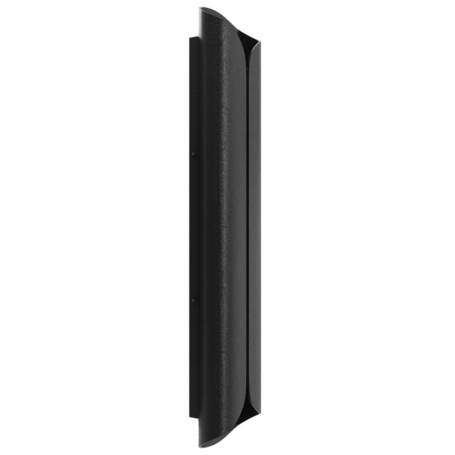 Outdoor 30" Sconce In Black With Curved Frame