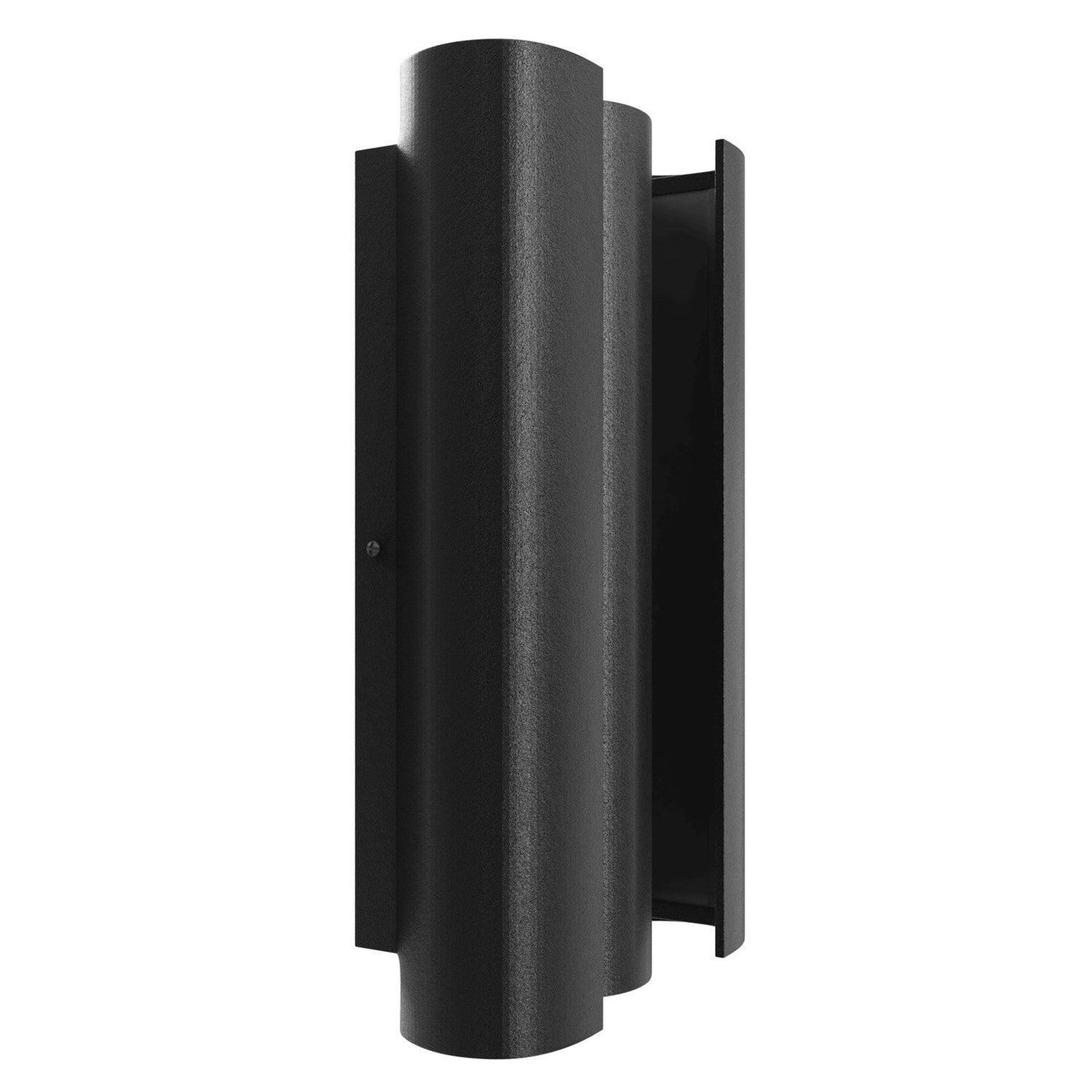 Outdoor 13" Sconce In A Black Ripple Frame by Avenue Lighting