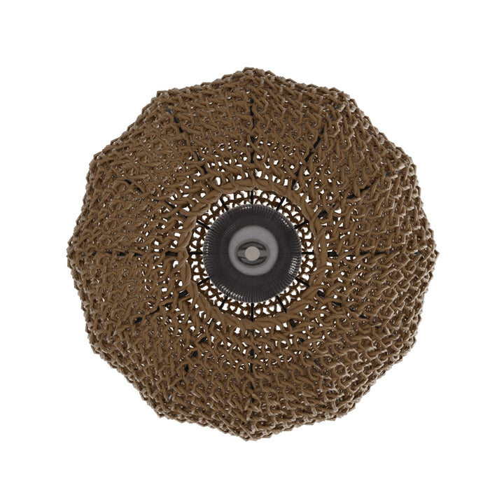 16" Oval Natural Hemp Rope Pendant by Avenue Lighting