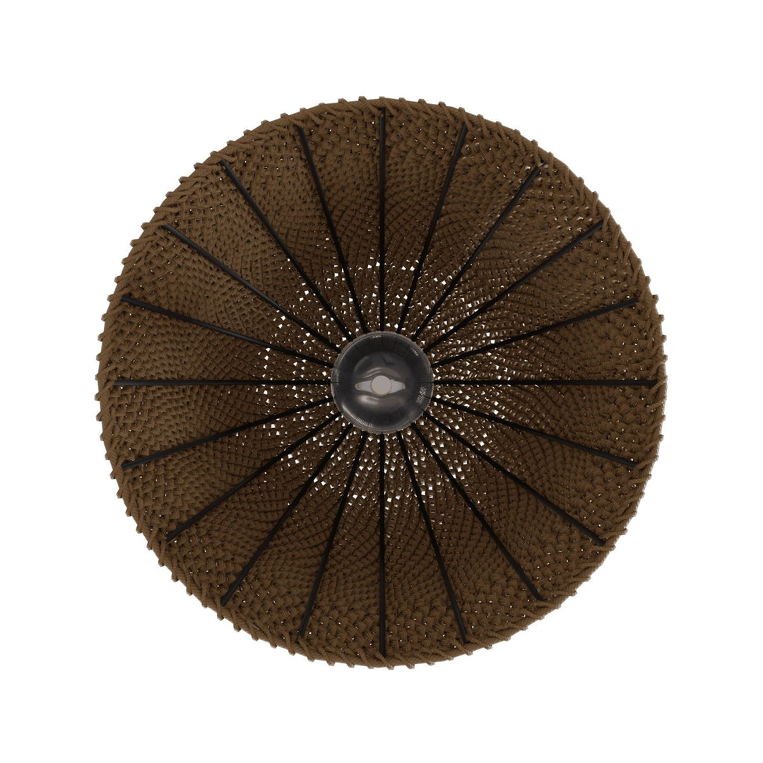 16" Bell Natural Hemp Rope Pendant by Avenue Lighting