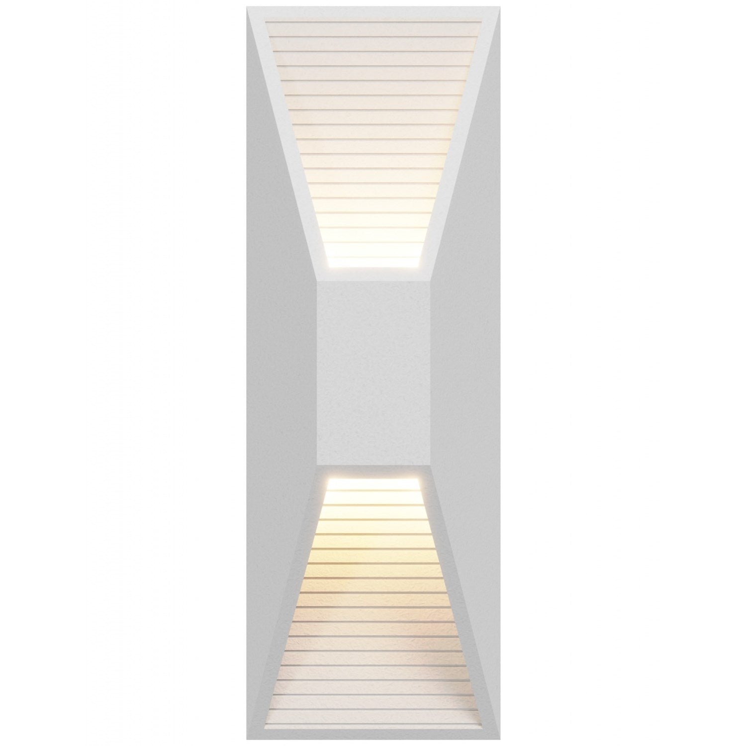 18" Wall Sconce In Paintable White Plaster