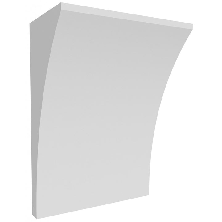 11" Wall Sconce In Paintable White Plaster