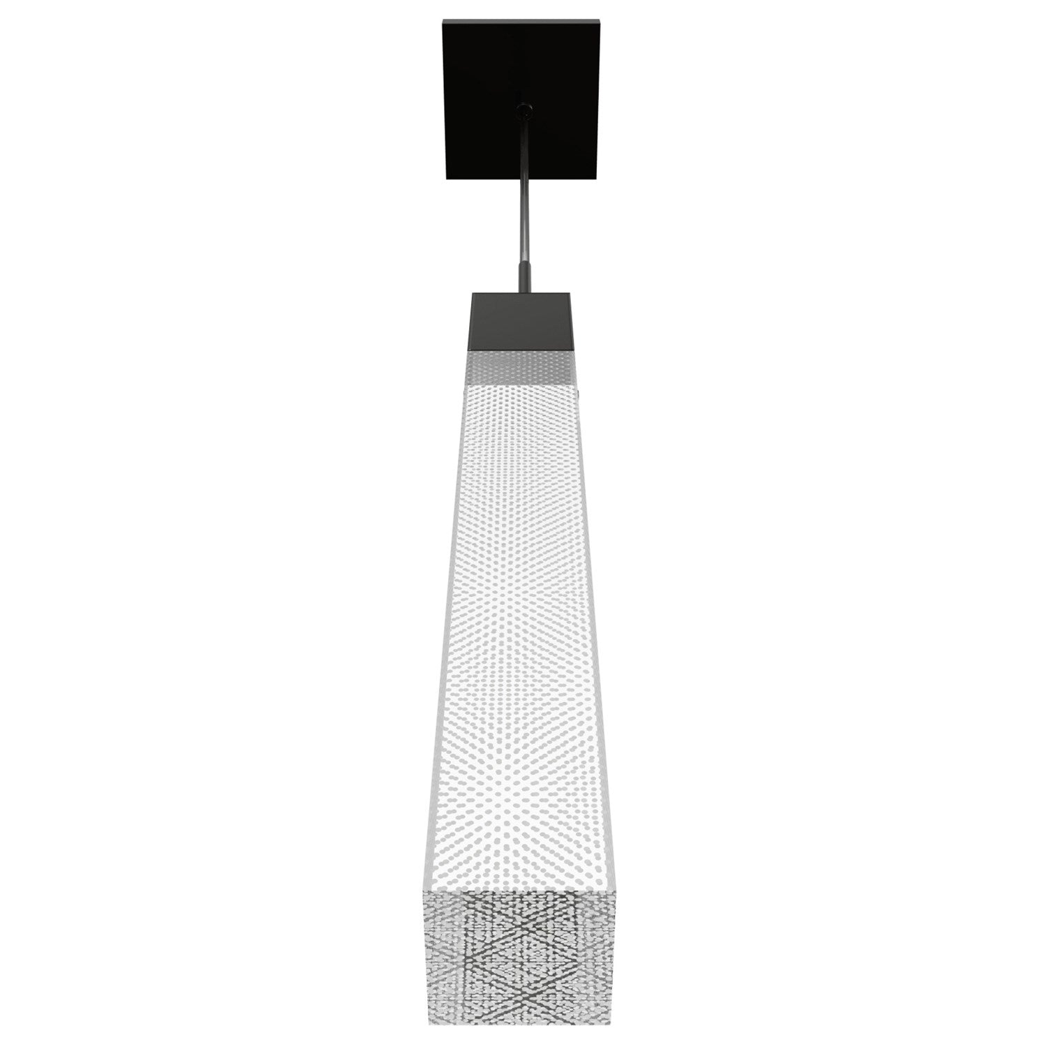 Collection 12" Pendant In Dark Bronze With Snow Crystal by Avenue Lighting