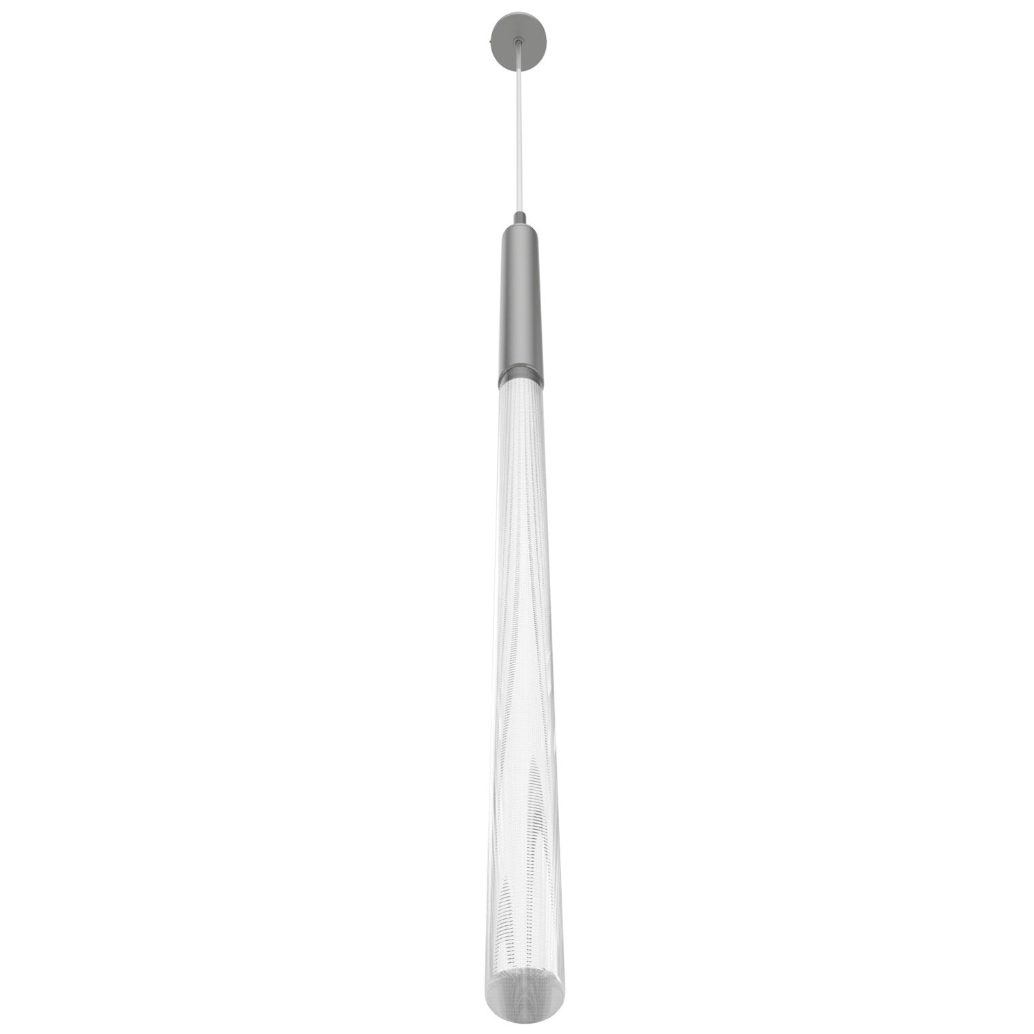 Main Street 1 Light Snow Acyrlic Pendant In Polished Nickel