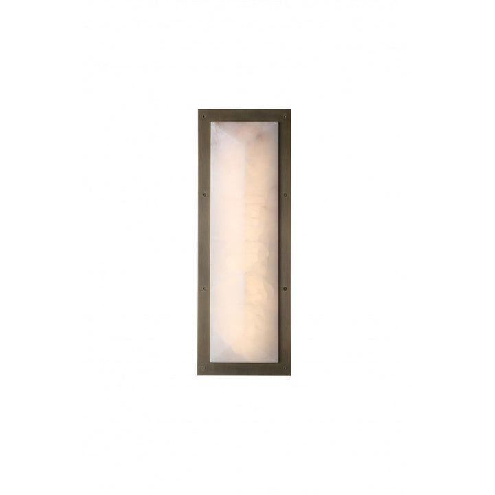 20" Beveled Wall Sconce In Alabaster by Avenue Lighting