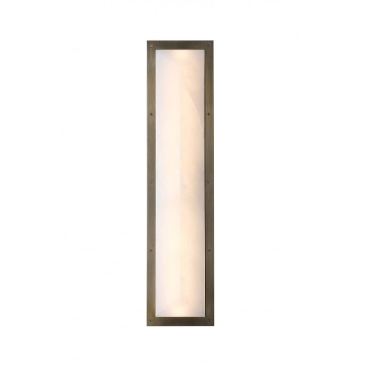 30" Beveled Wall Sconce In Alabaster by Avenue Lighting