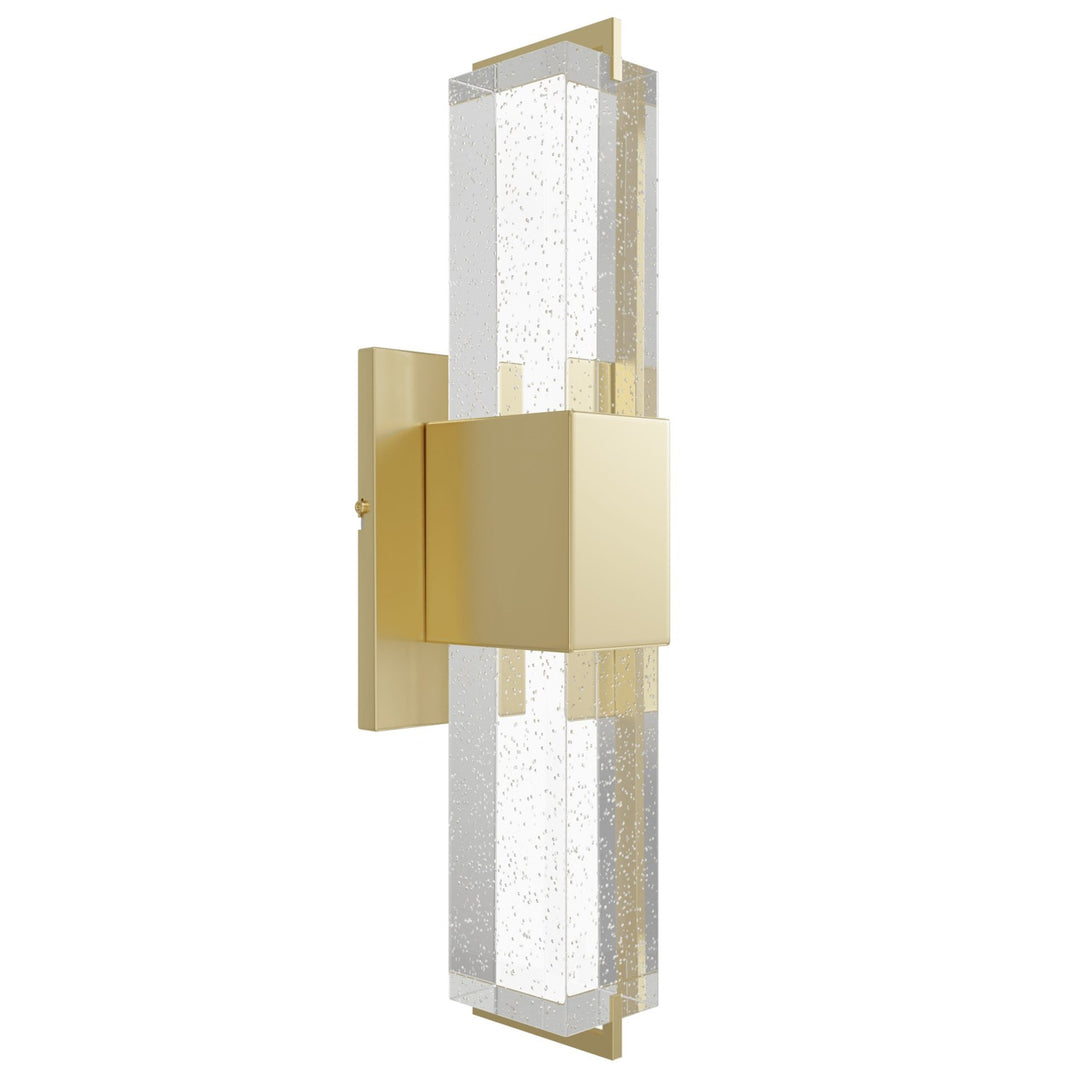17" Wall Sconce In Brushed Brass by Avenue Lighting