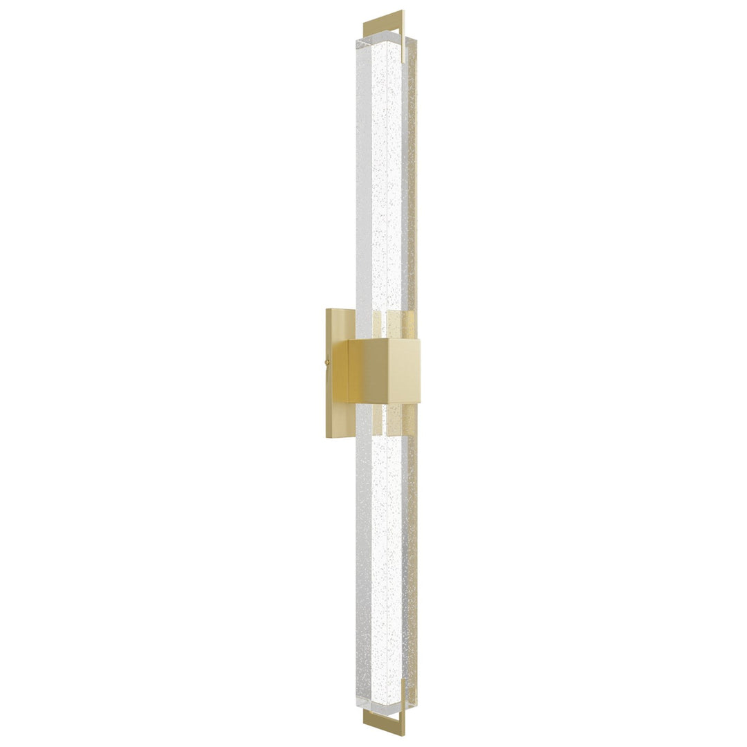 17" Wall Sconce In Brushed Brass