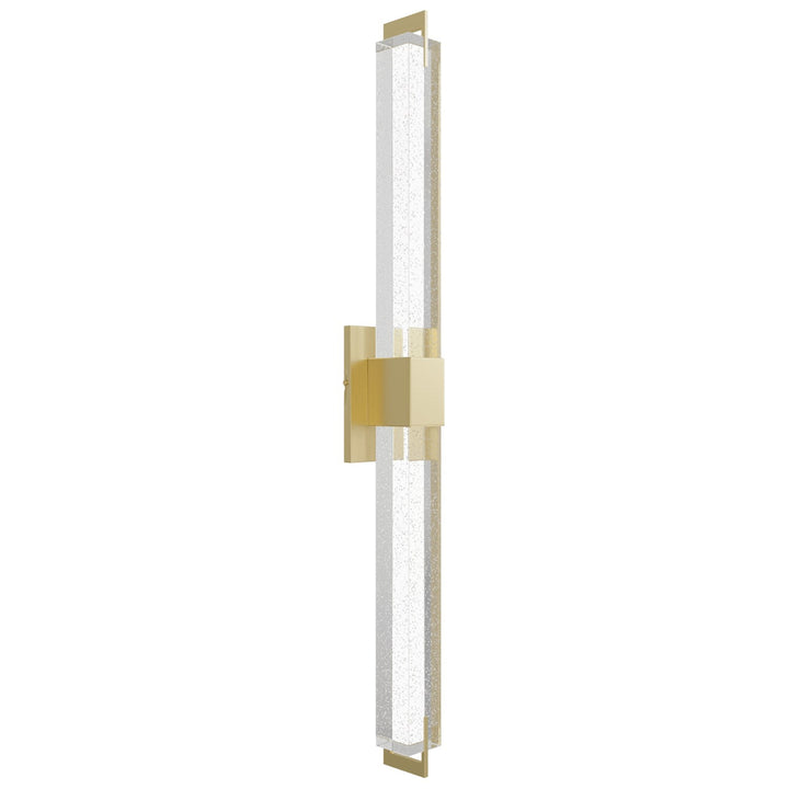 17" Wall Sconce In Brushed Brass