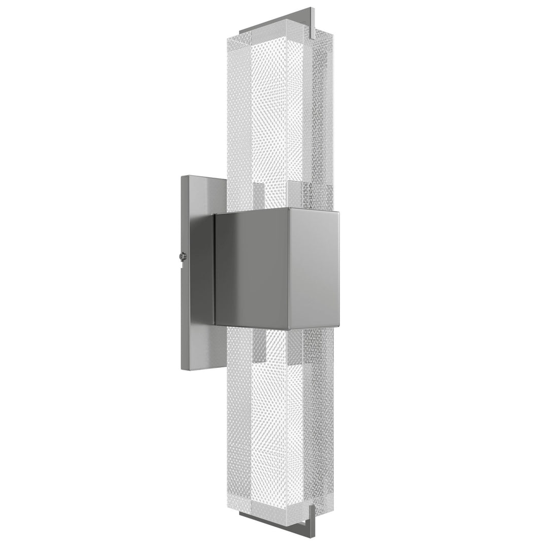 17" Wall Sconce In Polished Nickel
